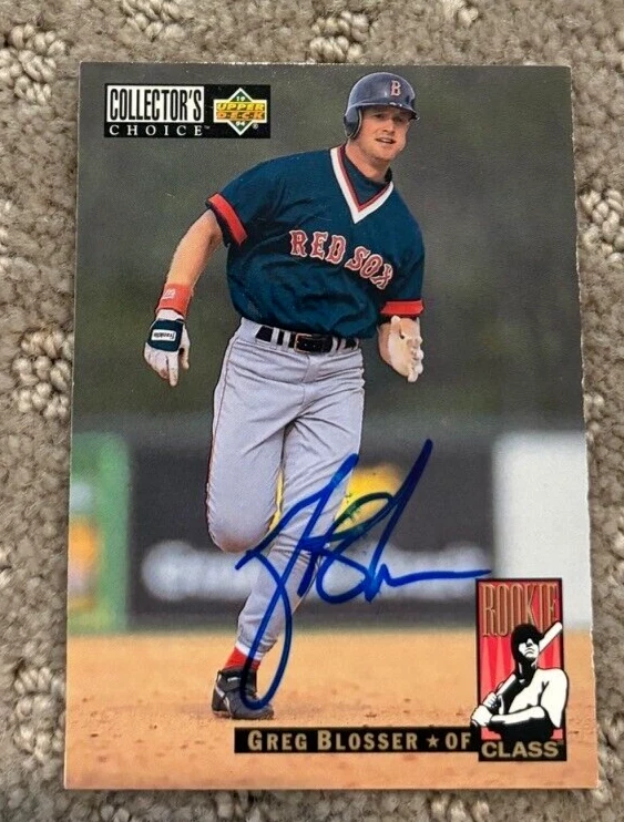 Greg Blosser autographed Baseball Card 1994 Upper Deck Collectors Choice #2