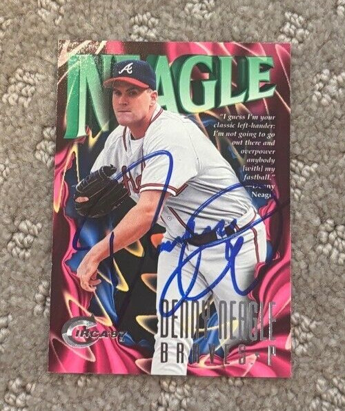 1997 Circa #304 Denny Neagle signed autographed Atlanta Braves Baseball Card