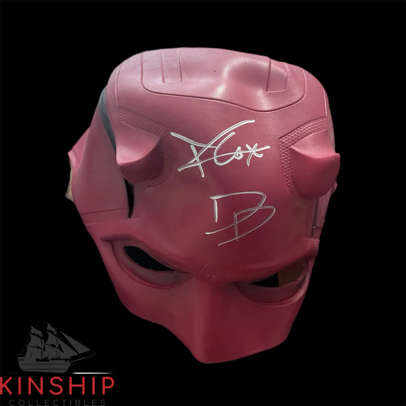Charlie Cox signed Daredevil Mask JSA COA Inscribed Auto Matt Murdock Rare Z1762