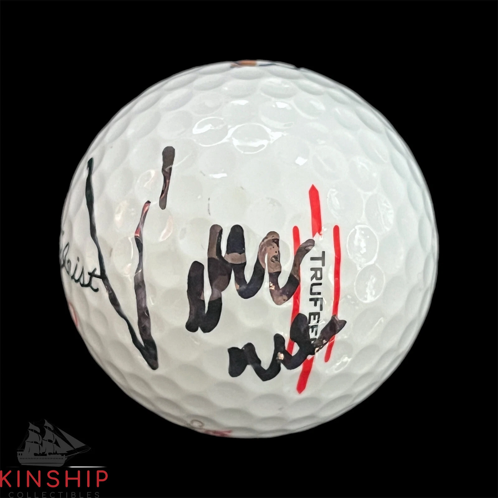 Viktor Hovland signed Wells Fargo Quail Logo Golf Ball JSA Masters Auto A3276