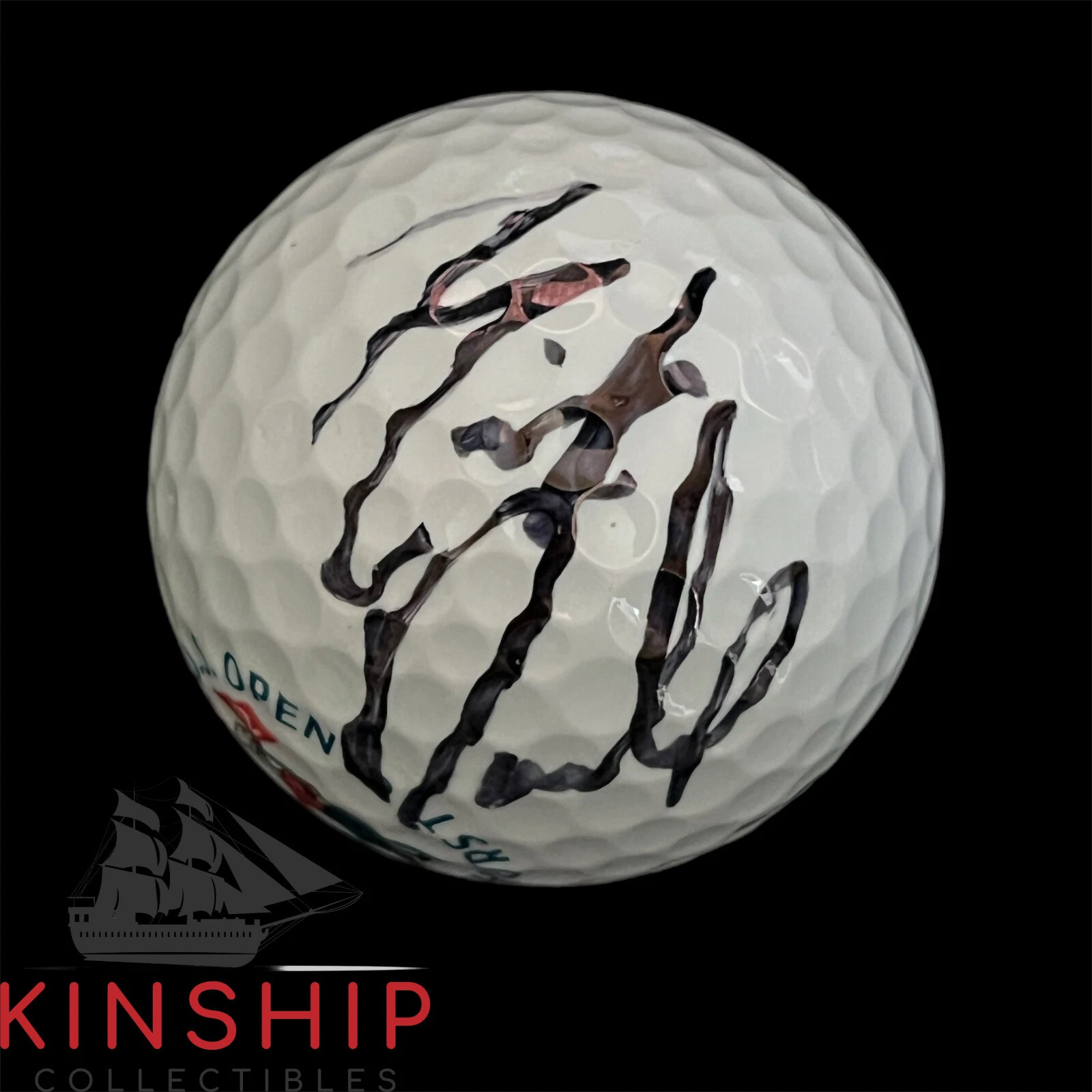 Nick Dunlap signed 2024 US Open Pinehurst Logo Golf Ball JSA Masters Auto A3288