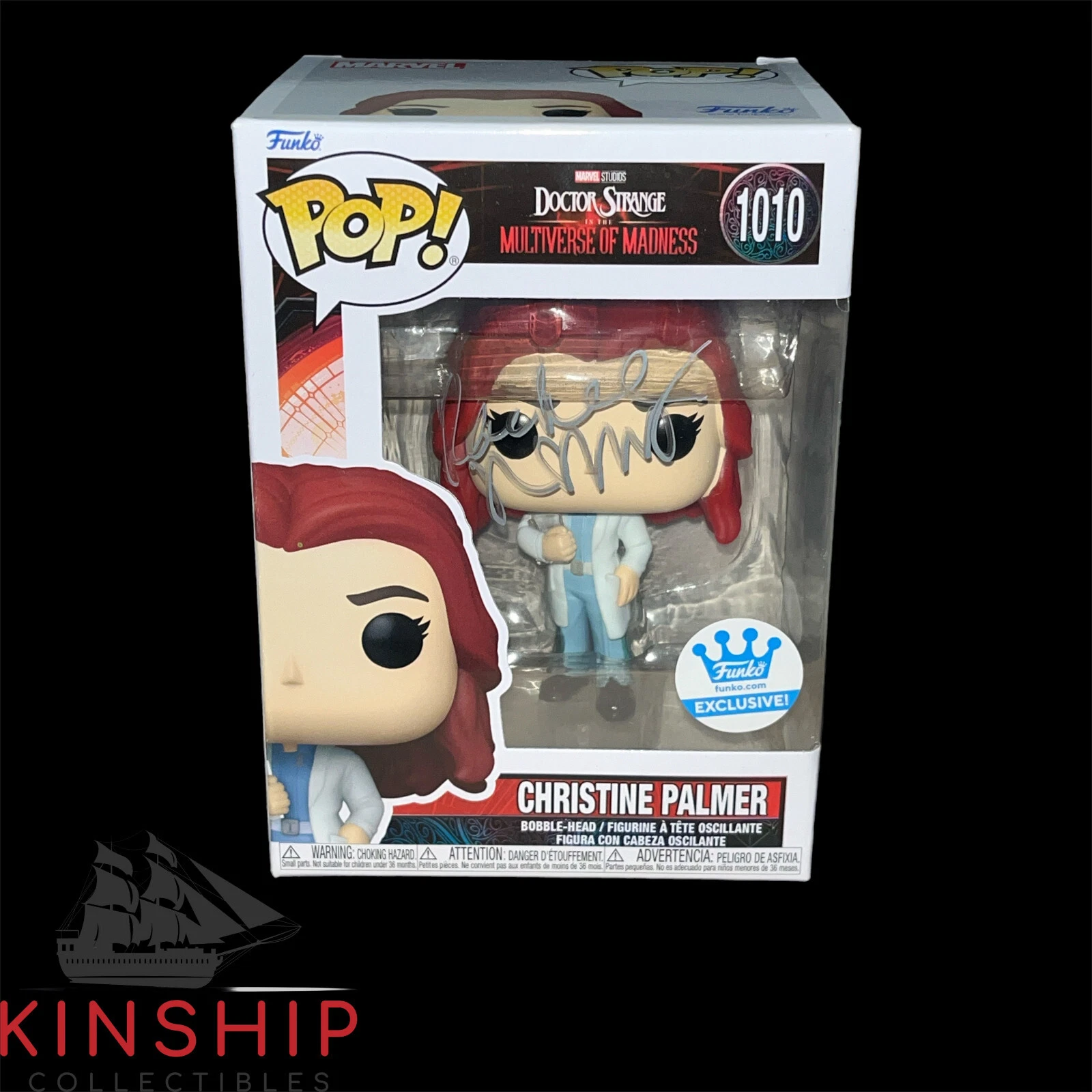 Rachel McAdams signed Funko Pop JSA COA Dr Strange Christine Palmer Auto Z1771