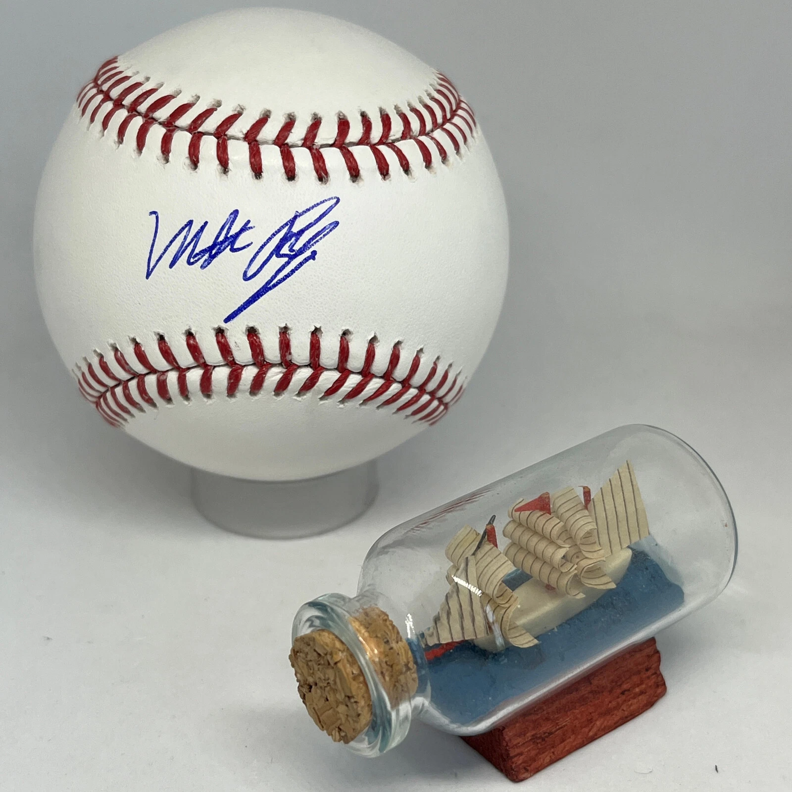 Matt Rife signed Rawlings OML Baseball JSA COA Famous Comedian Bold Auto A3295