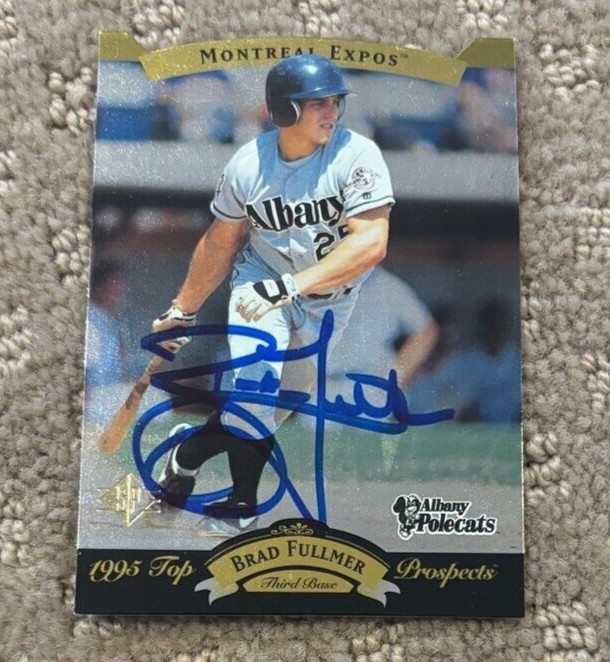 1995 SP Top Prospects Brad Fullmer signed autographed card #92
