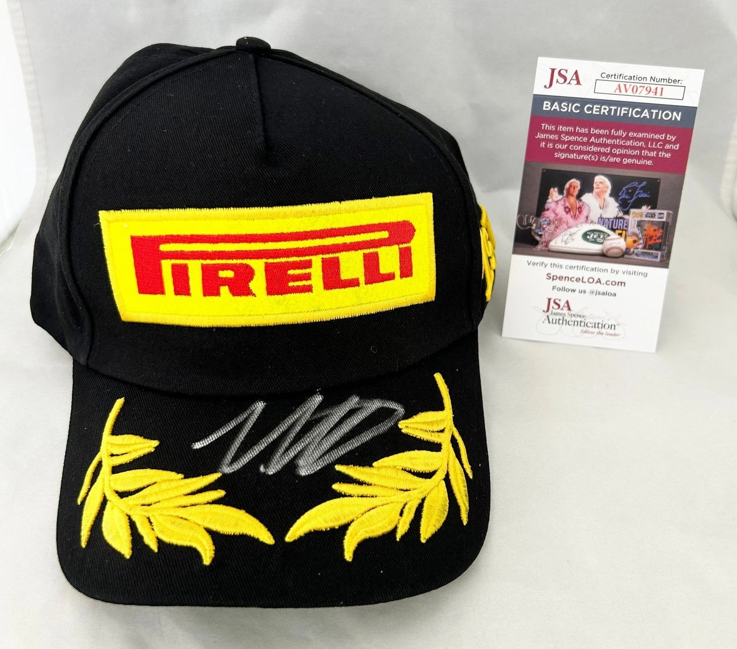 Max Verstappen Signed Hat Red Bull Formula 1 F1 JSA 4 COA