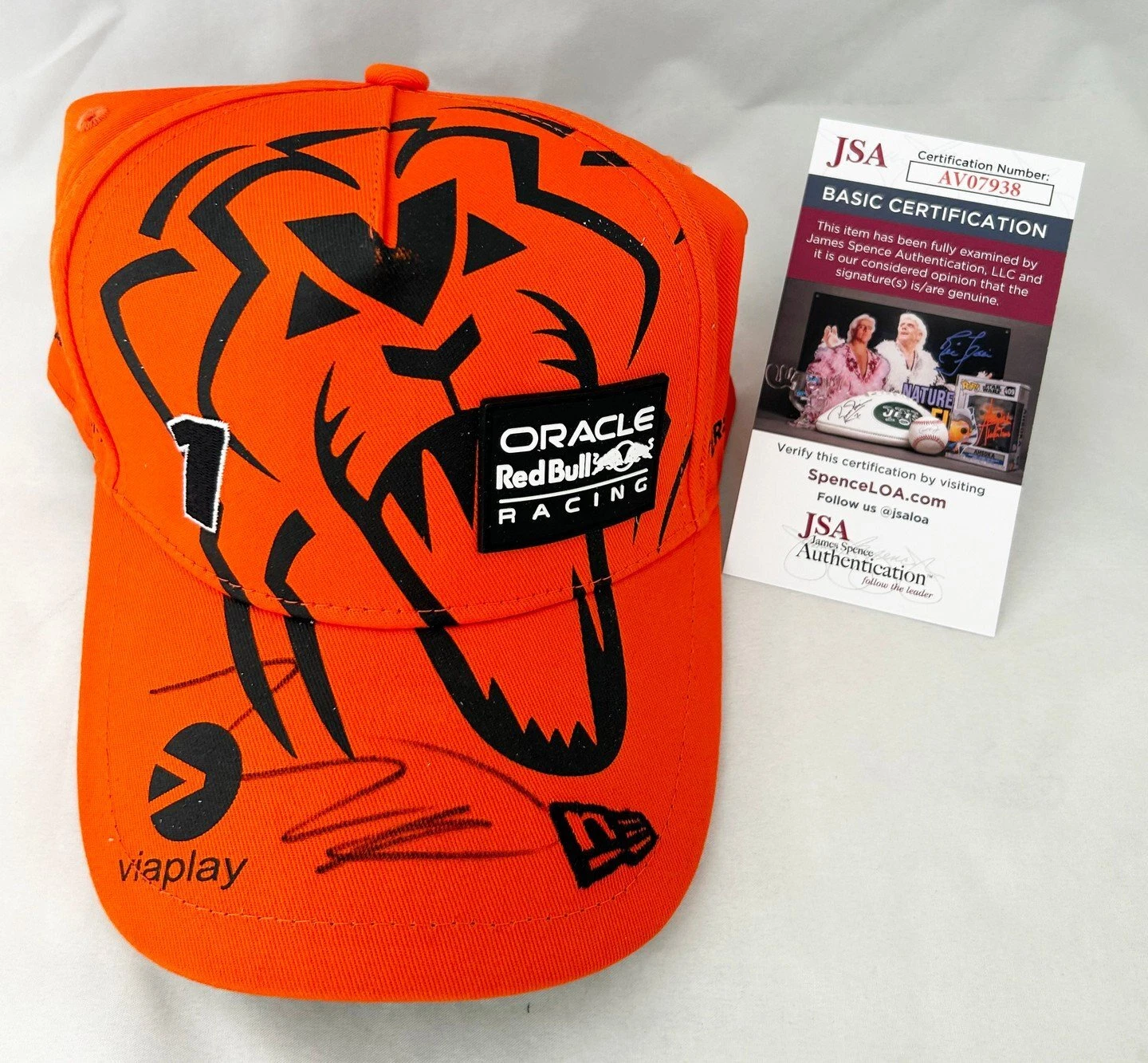 Max Verstappen Signed Hat Red Bull Formula 1 F1 JSA 1 COA