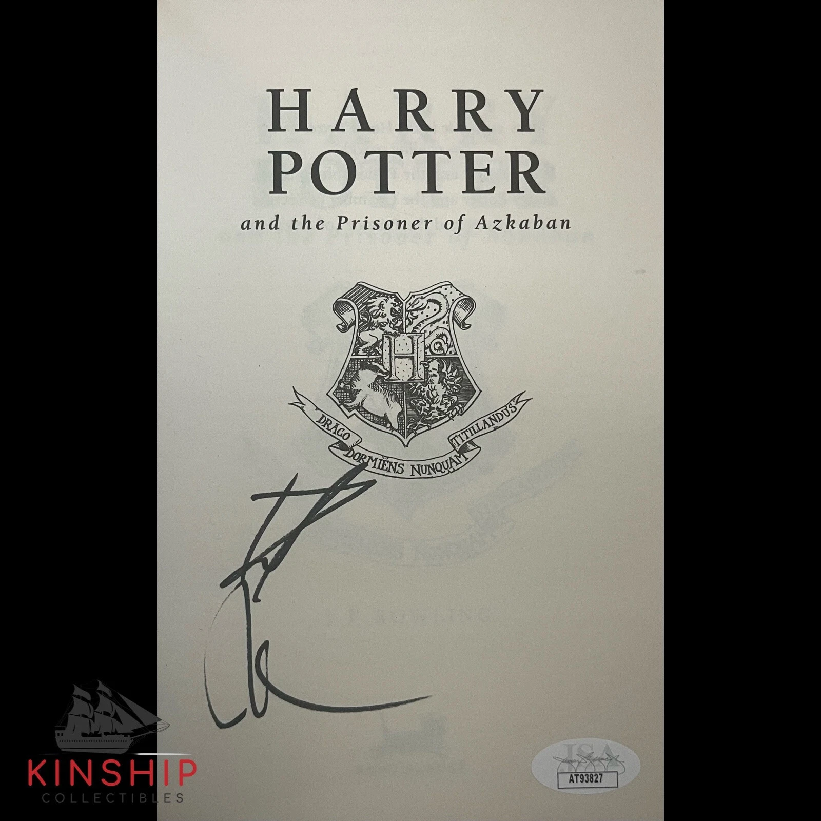 Daniel Radcliffe signed Harry Potter & the Prizoner of Azkaban Book JSA COA E228