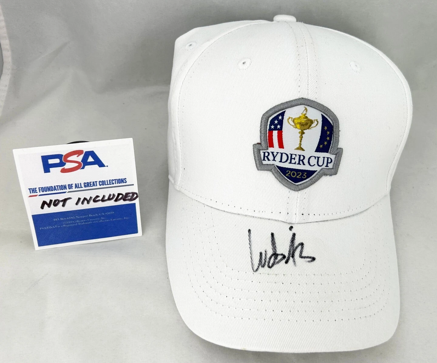 Ludvig Aberg Signed Hat 2023 Ryder Cup PSA/DNA COA