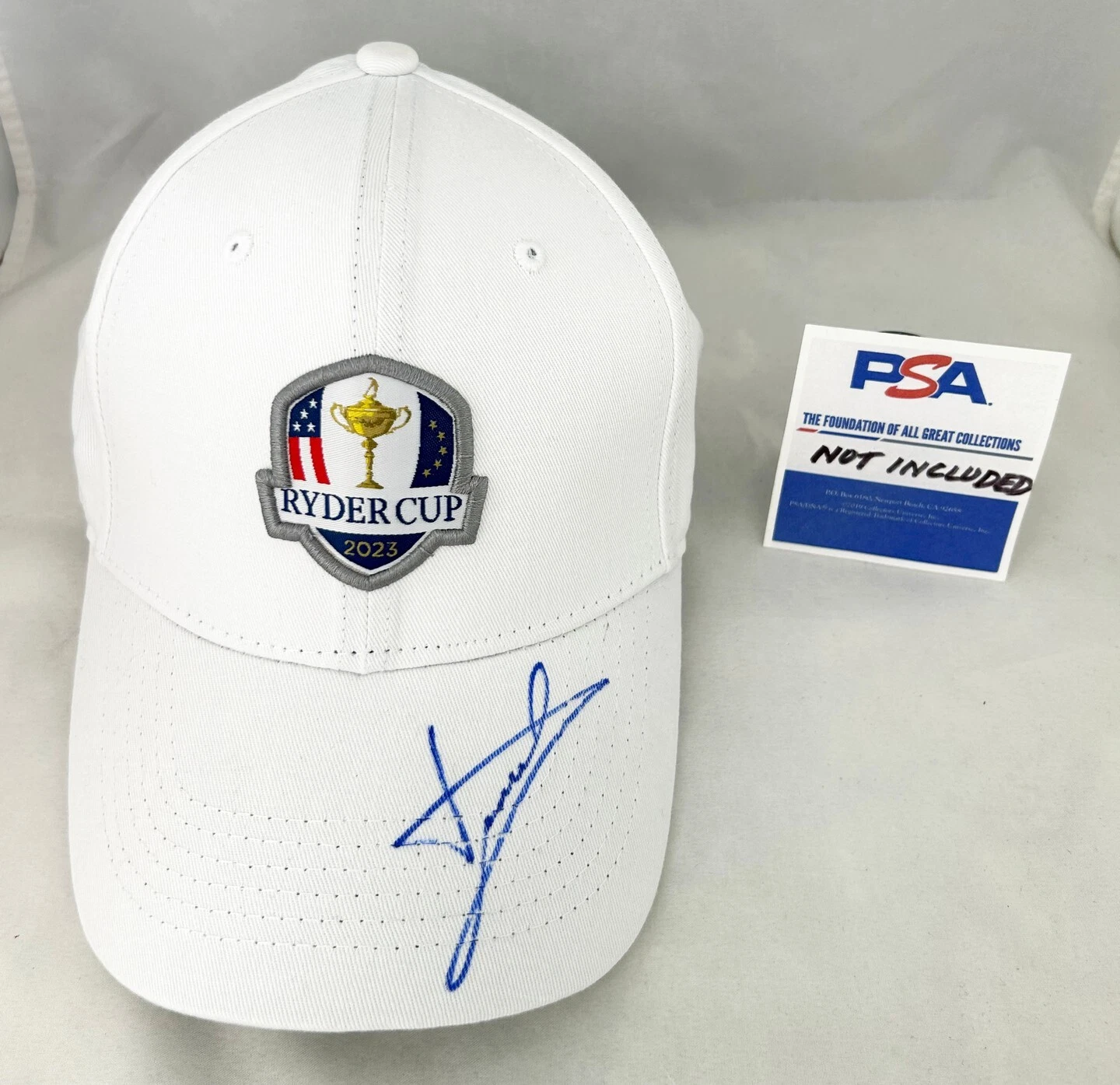 Luke Donald Signed Hat 2023 Ryder Cup PSA/DNA COA