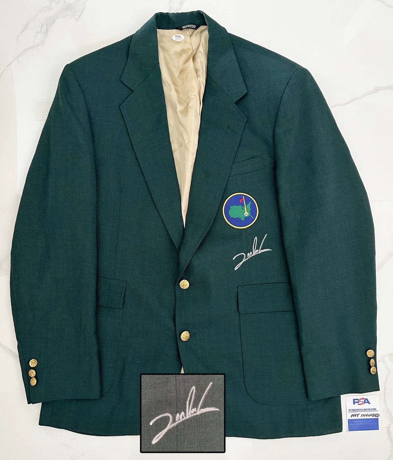 Jon Rahm Signed Masters Jacket Beckett BAS COA