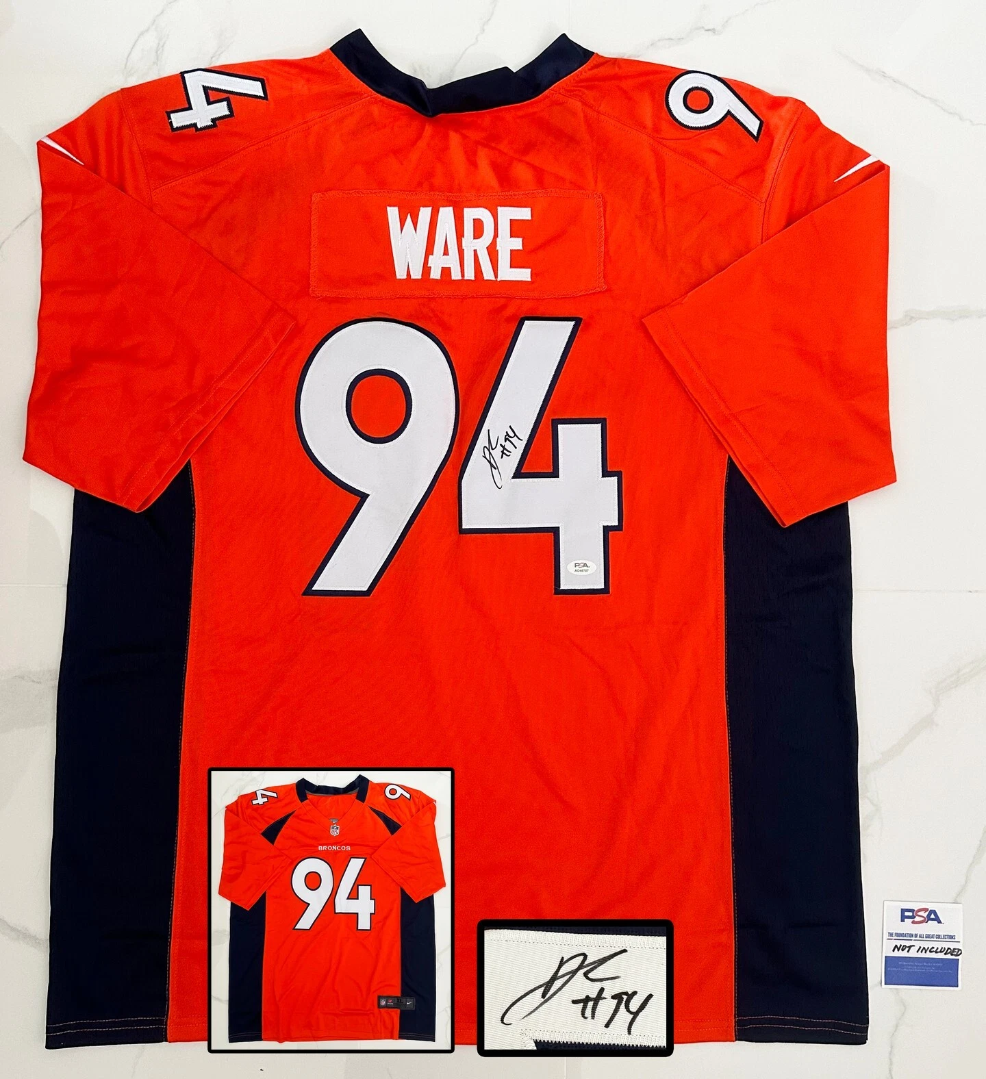 Demarcus Ware Signed Jersey Denver Broncos PSA/DNA COA