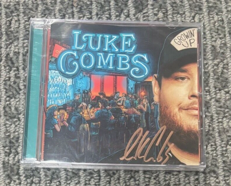 Luke Combs signed autographed Growin UP CD
