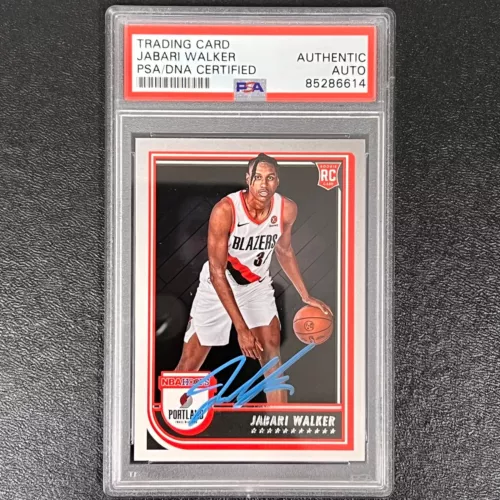 2022-23 PANINI HOOPS #273 JABARI WALKER SIGNED CARD AUTO PSA SLABBED RC TRAIL BL COLLECTIBLE MEMORABILIA