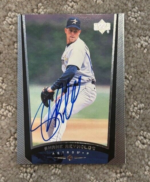 Shane Reynolds signed autographed 1999 Upper Deck Card #387 Houston Astros