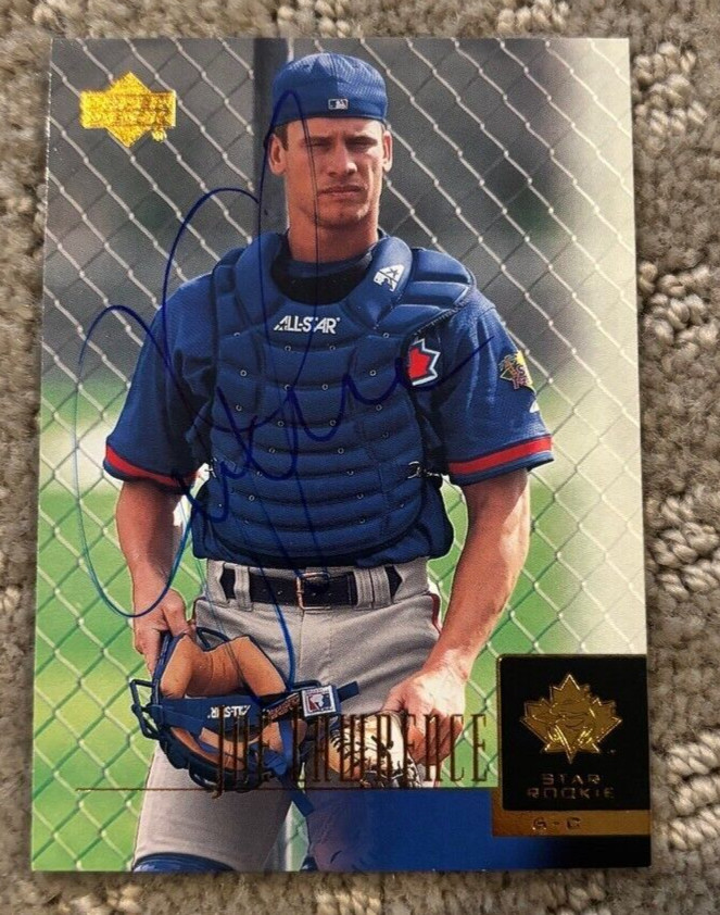 2001 Upper Deck Joe Lawrence signed autographed card #35 Toronto Blue Jays