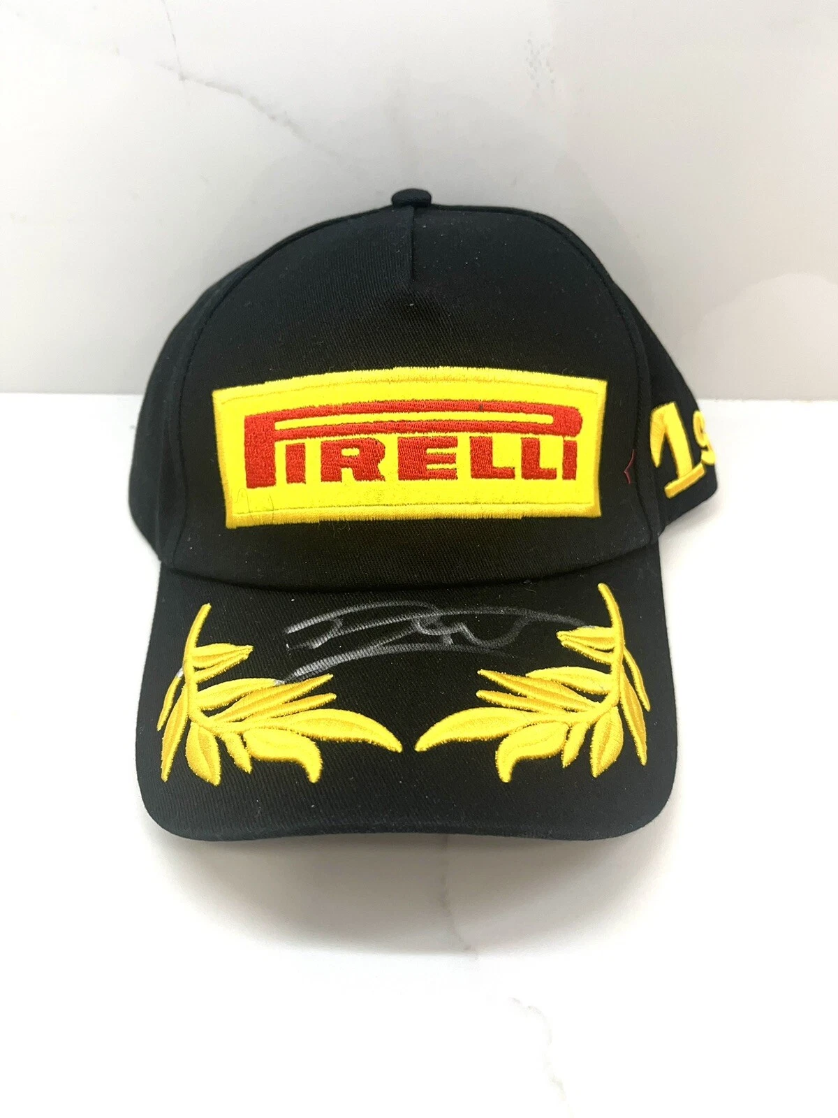 Jacques Villeneuve Hand Signed Pirelli Racing Hat Canadian Beckett BAS Cert #1