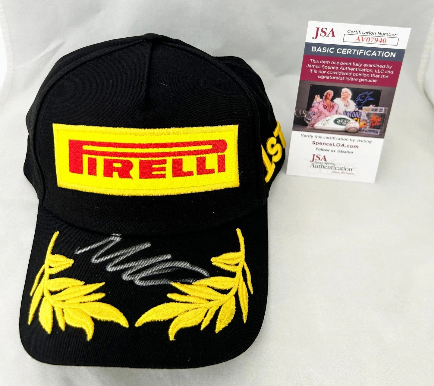 Max Verstappen Signed Hat Red Bull Formula 1 F1 JSA 5 COA