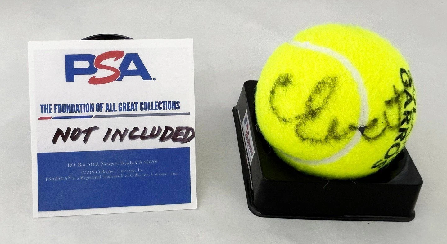 Chris Evert Signed Tennis Ball French Open PSA/DNA COA