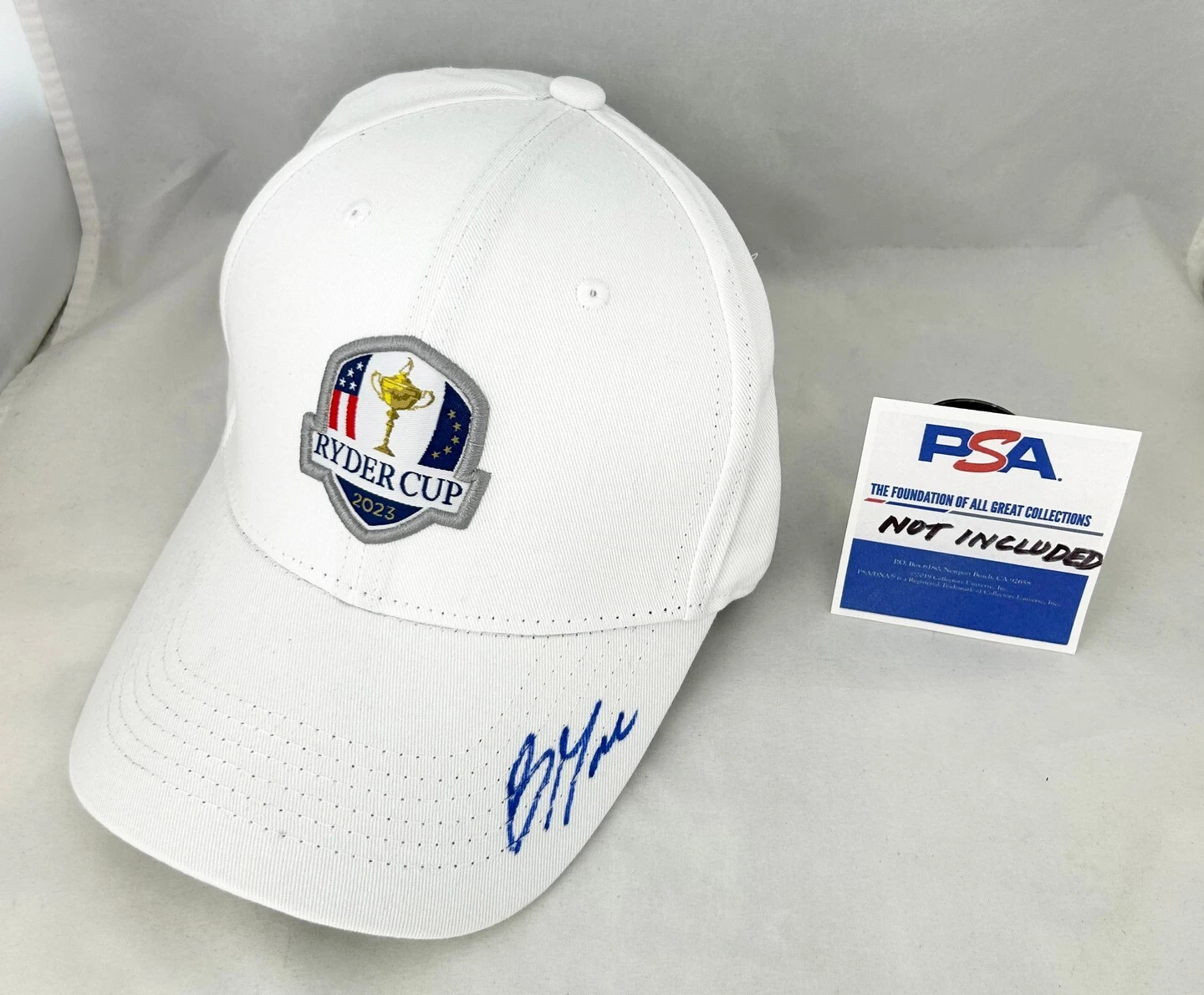 Robert McIntyre Signed Hat 2023 Ryder Cup PSA/DNA COA
