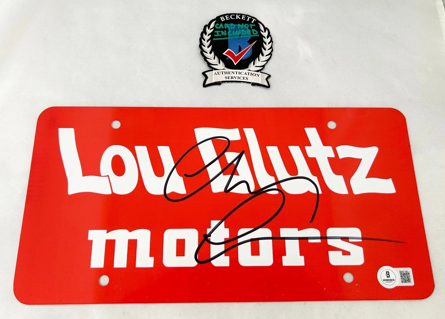 Chevy Chase Signed License Plate Caddyshack PSA/DNA COA