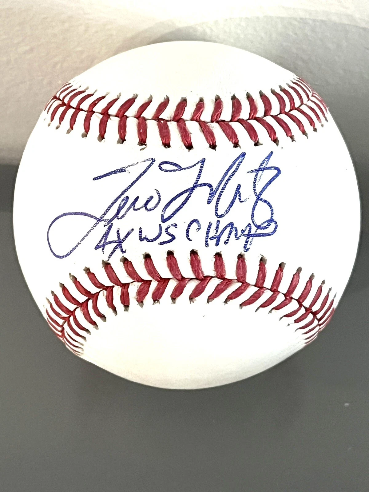 TINO MARTINEZ SIGNED INSCRIBED MLB BASEBALL NEW YORK YANKEES BECKETT BAS CERT