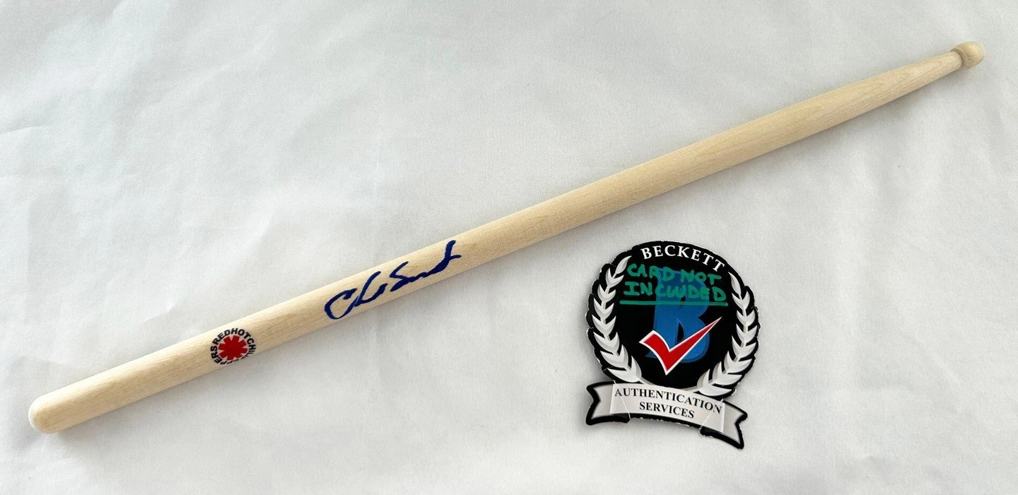Chad Smith Signed Drumstick Red Hot Chili Peppers Beckett BAS COA