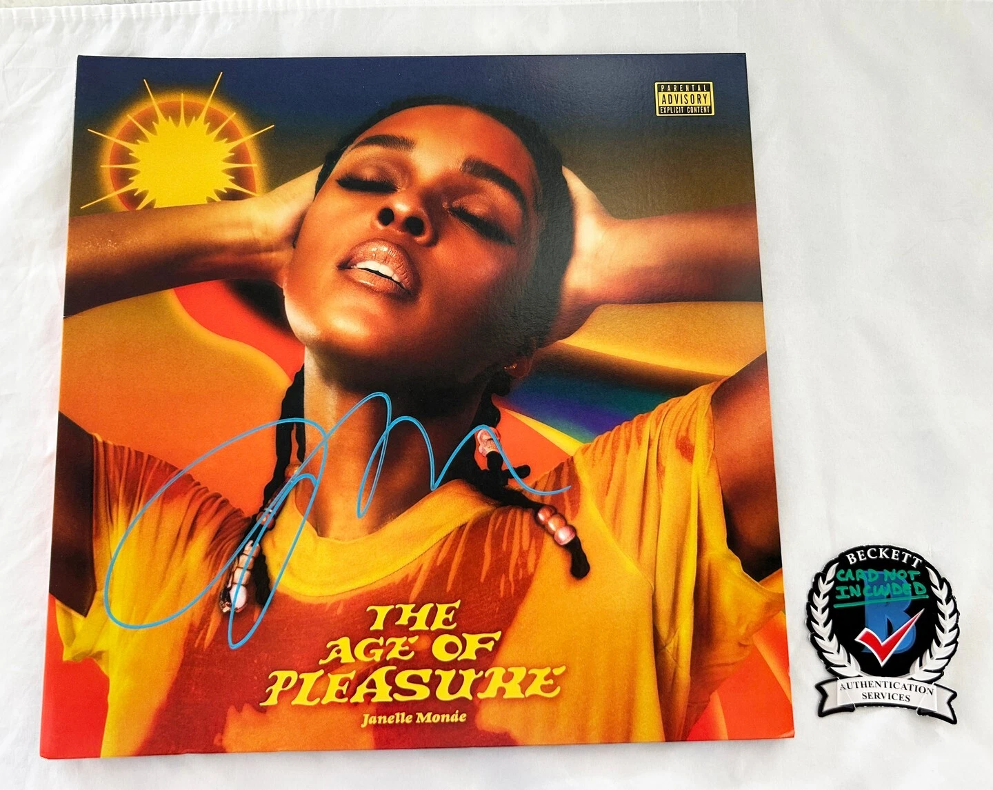 Janelle Monae Signed Vinyl LP Album The Age of Pleasure Beckett BAS COA