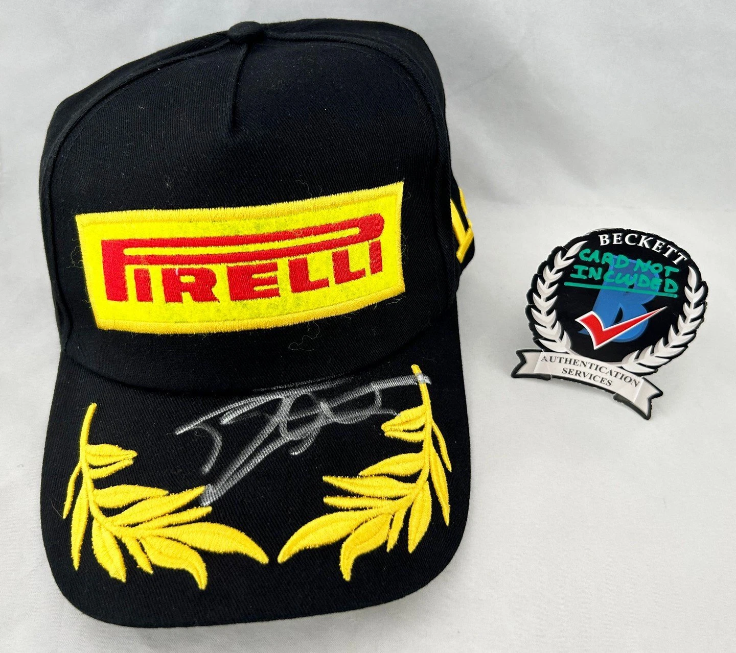 Jacques Villeneuve Signed Hat Williams Pirelli Formula 1 F1 Beckett BAS 1 COA