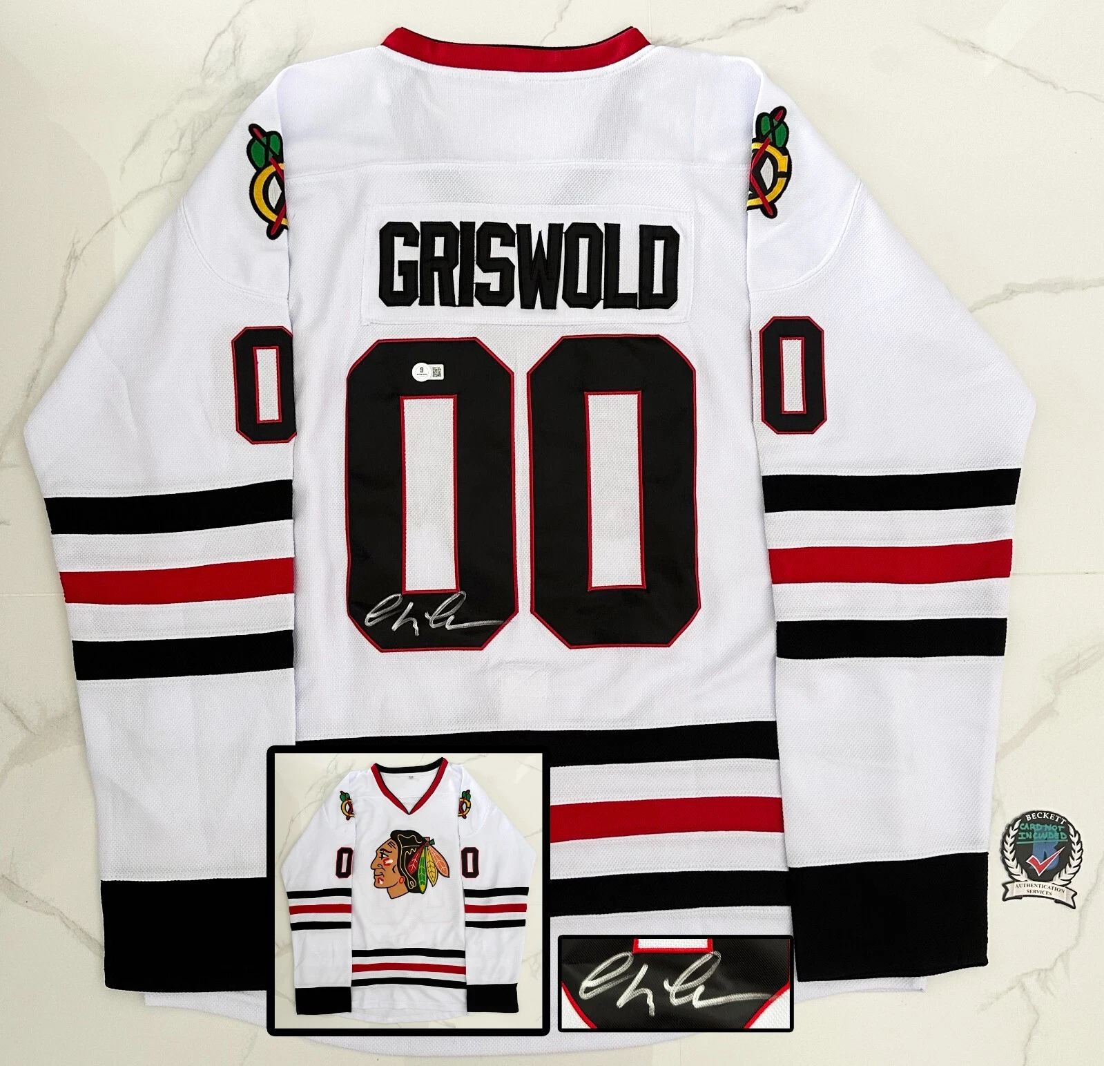 Chevy Chase Signed Jersey National Lampoons Vacation Beckett BAS 3 COA