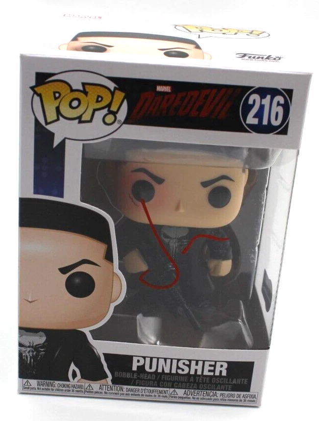 Jon Bernthal Signed Punisher Daredevil Funko Pop 216 w/Beckett COA BM61797