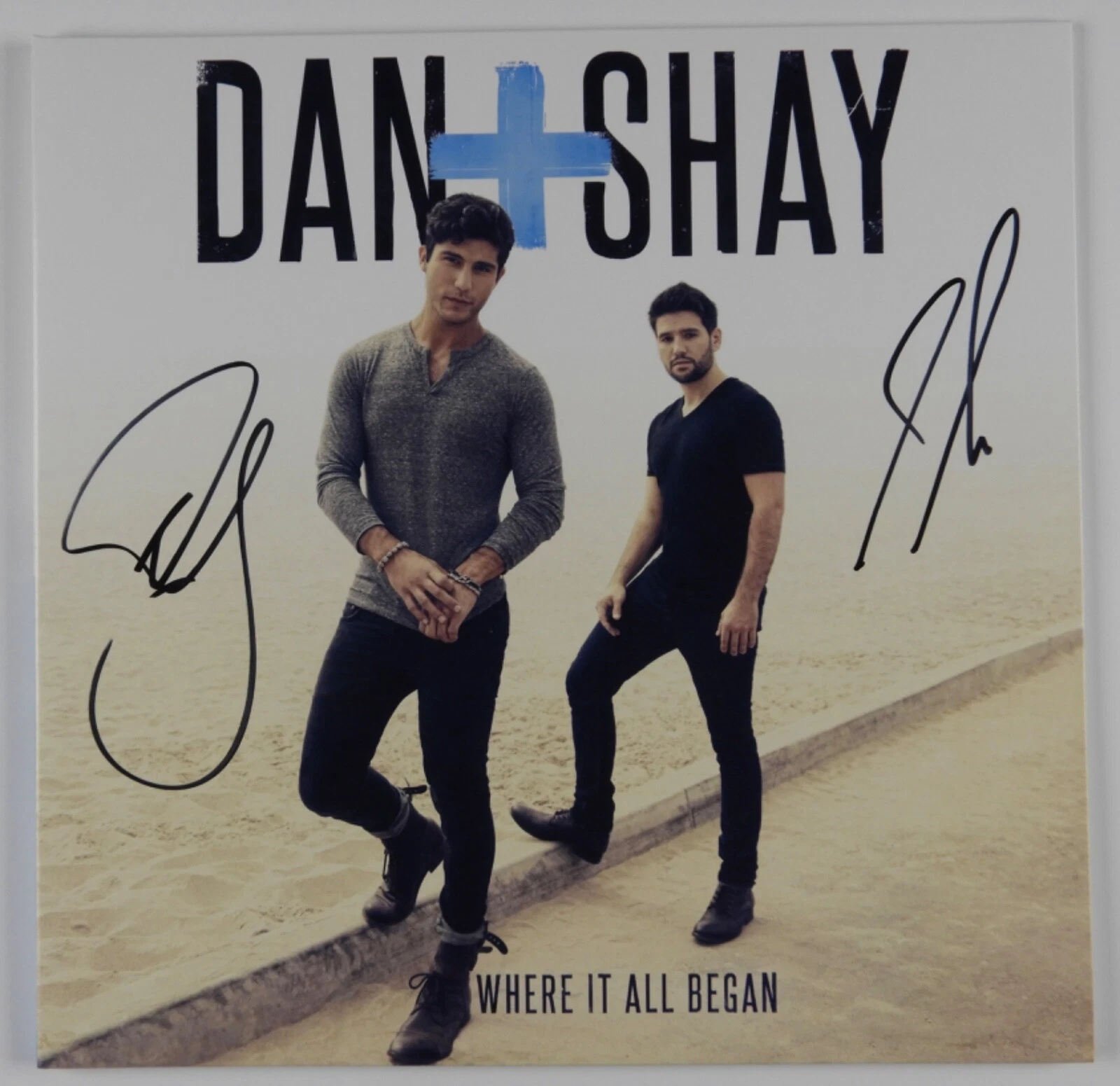 Dan + Shay JSA Signed Autograph Album Vinyl Record LP Where It All Began