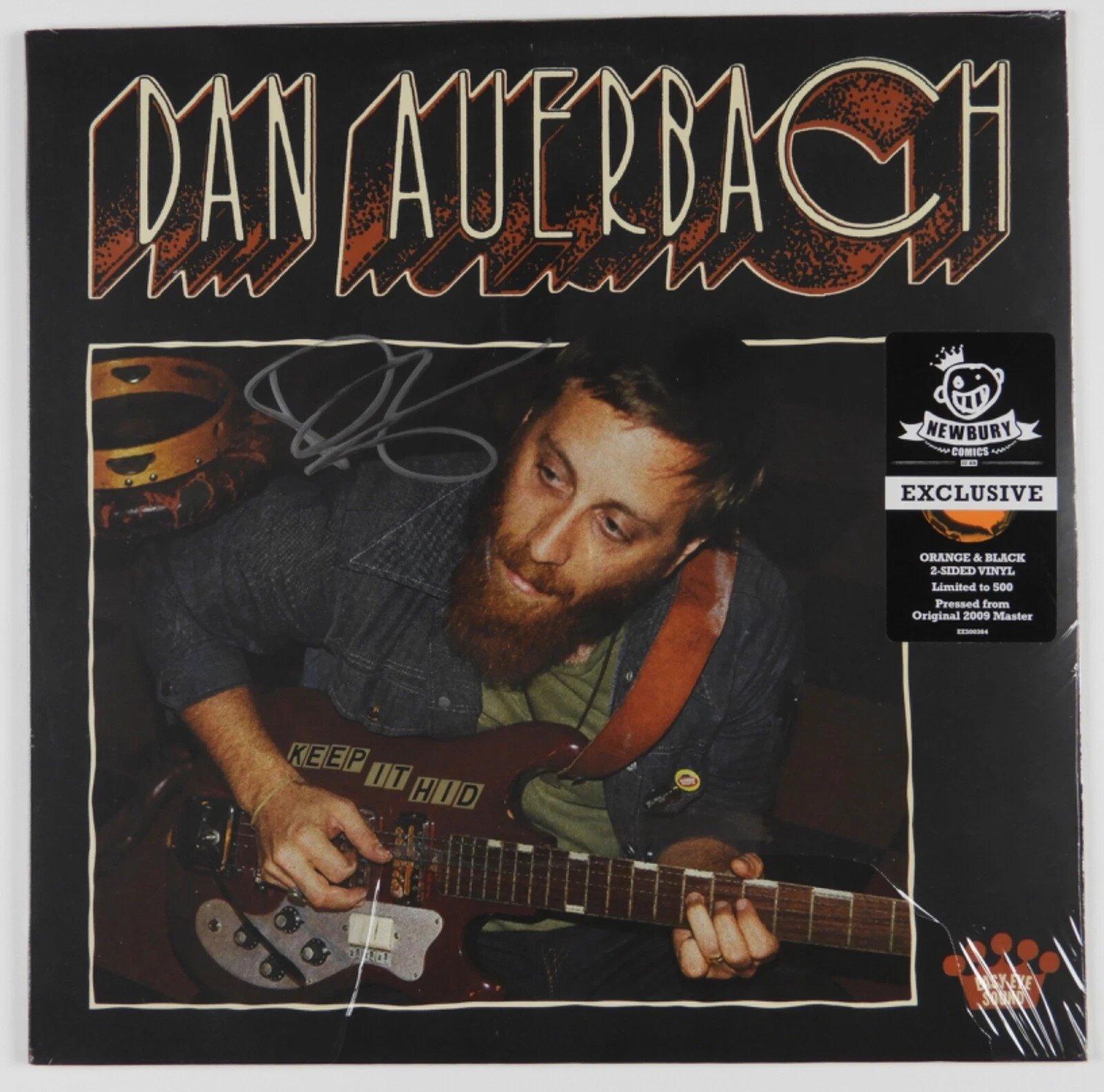 Dan Auerbach JSA Signed Autograph Record Album Keep It Hid Orange & Black Vinyl