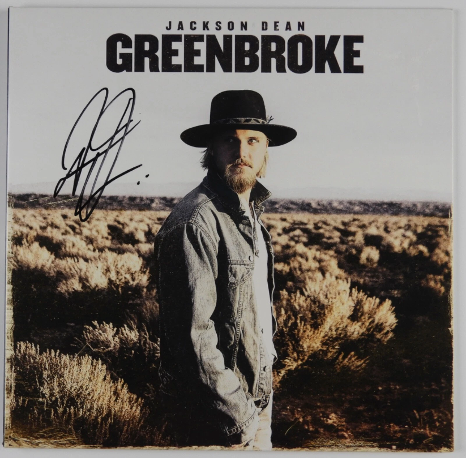 Jackson Dean JSA Signed Autograph Album Record Vinyl Greenbroke
