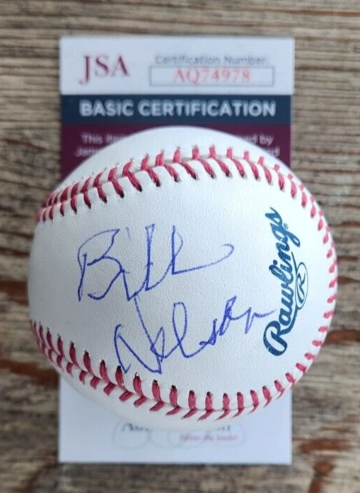 Bill Nelson Signed OMLB Baseball JSA COA #AQ74978 NASA Administrator Senator