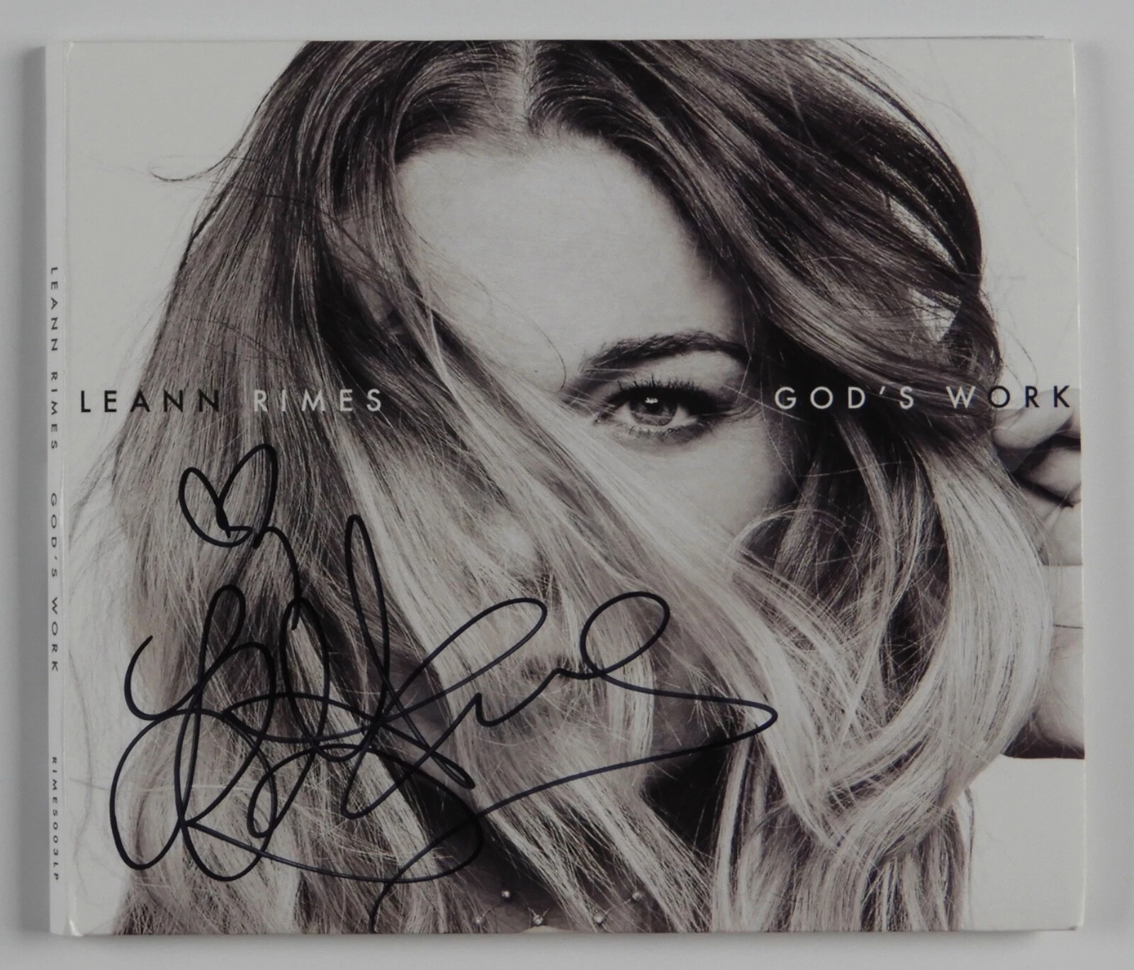 Leann Rimes JSA COA signed autograph CD Booklet God's Work