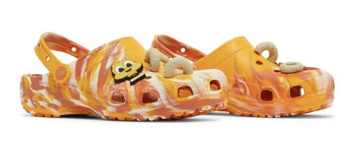 CROCS X HONEY NUT “CHEERIOS” CLASSIC CLOG MENS SIZE 10 COLLECTIBLE MEMORABILIA