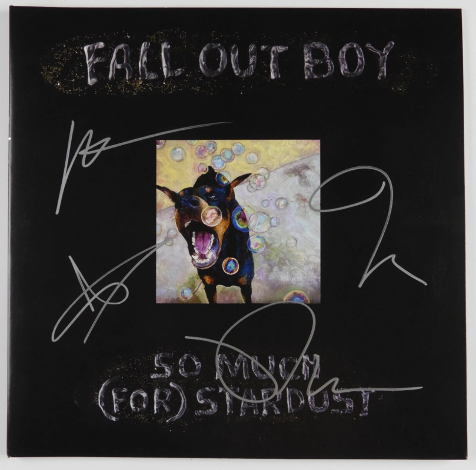 Fall Out Boy JSA Fully Signed Autograph Album Record Vinyl So Much For Stardust