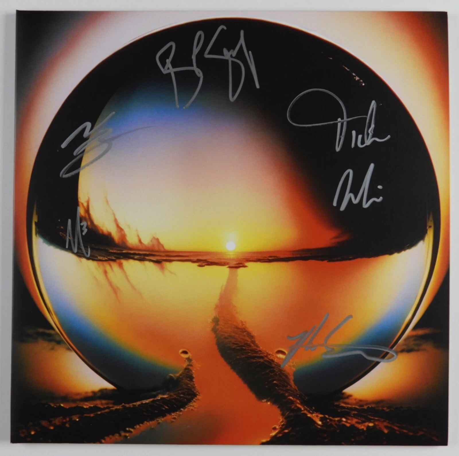 Cage The Elephant Fully JSA Signed Autograph Album Record Neon Pill