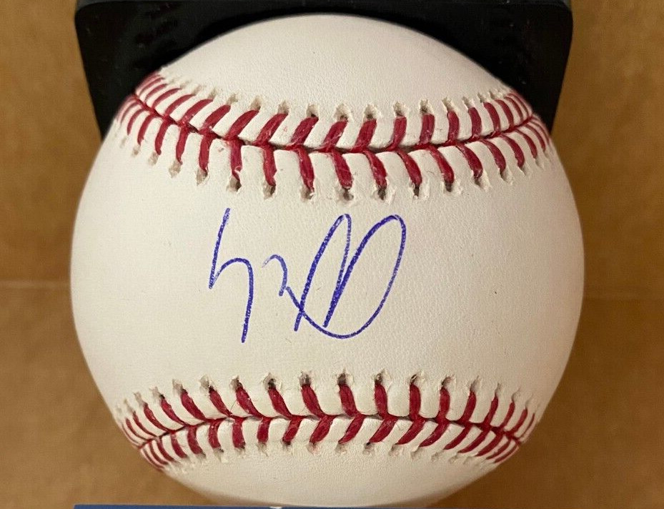 LUIS ROBERT CHICAGO WHITE SOX SIGNED AUTOGRAPHED M.L. BASEBALL BAS BECKETT COA *