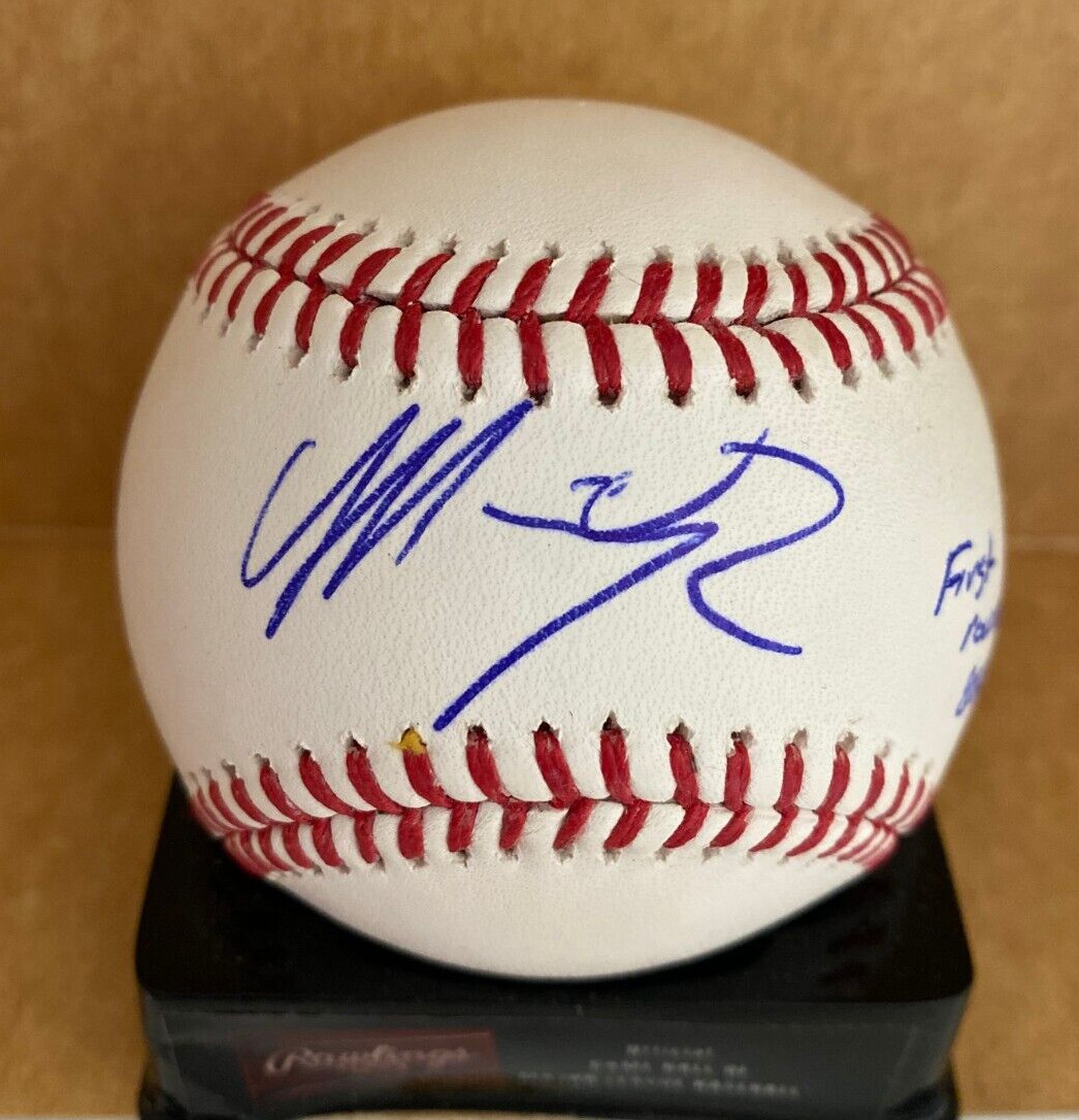 MIKEY ROMERO 2022 FIRST ROUND RED SOX SIGNED AUTOGRAPH M.L. BASEBALL BECKETT *