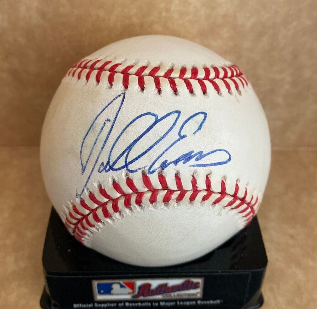 DARELL EVANS GIANTS/BRAVES SIGNED AUTOGRAPHED VINTAGE N.L. BASEBALL BECKETT BAS