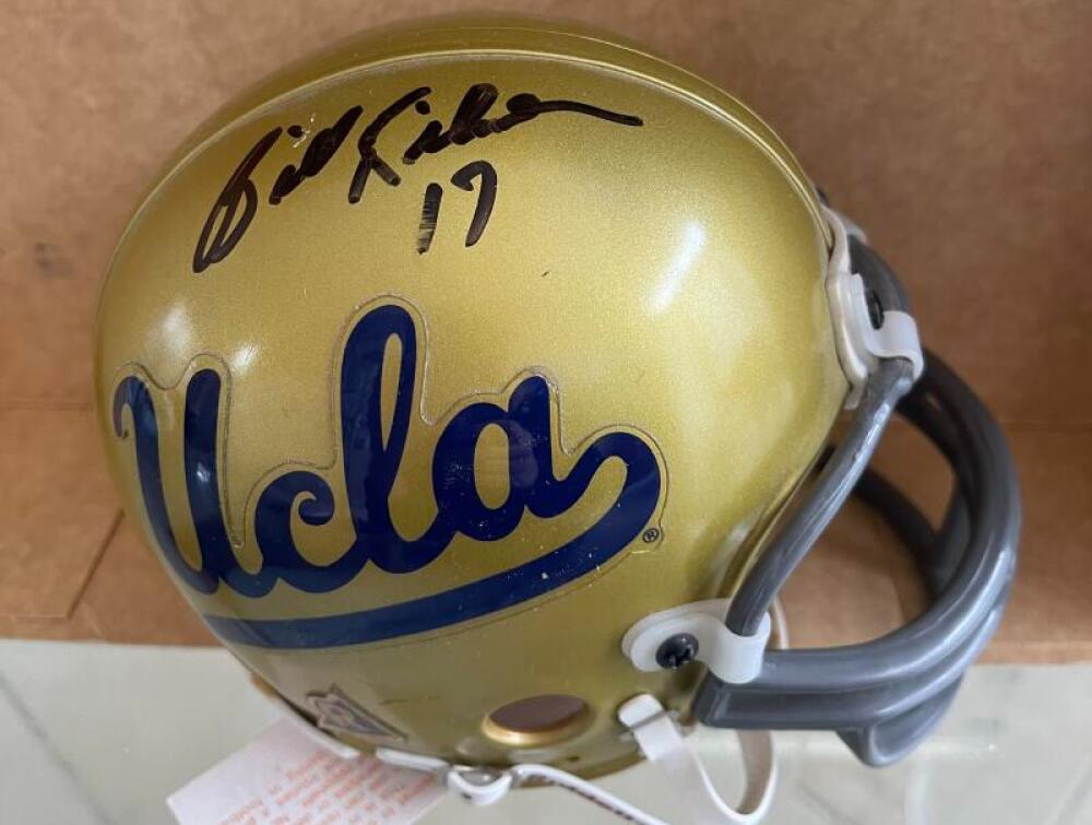 BILLY KILMER UCLA SIGNED AUTOGRAPHED MINI HELMET W/ COA