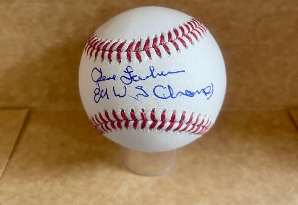 RENE LACHEMAN 89 WS CHAMPS SIGNED AUTOGRAPHED M.L. BASEBALL