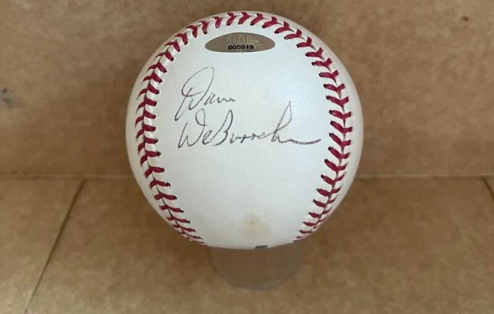 DAVE DEBUSSCHERE WHITE SOX NBA HOF SIGNED AUTO M.L. BASEBALL JSA AUTH