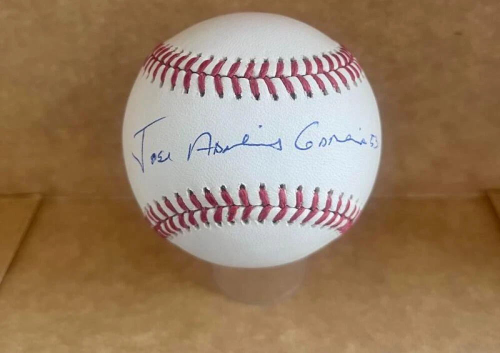 JOSE ADOLIS GARCIA SIGNED AUTOGRAPHED M.L. BASEBALL BECKETT AUTH