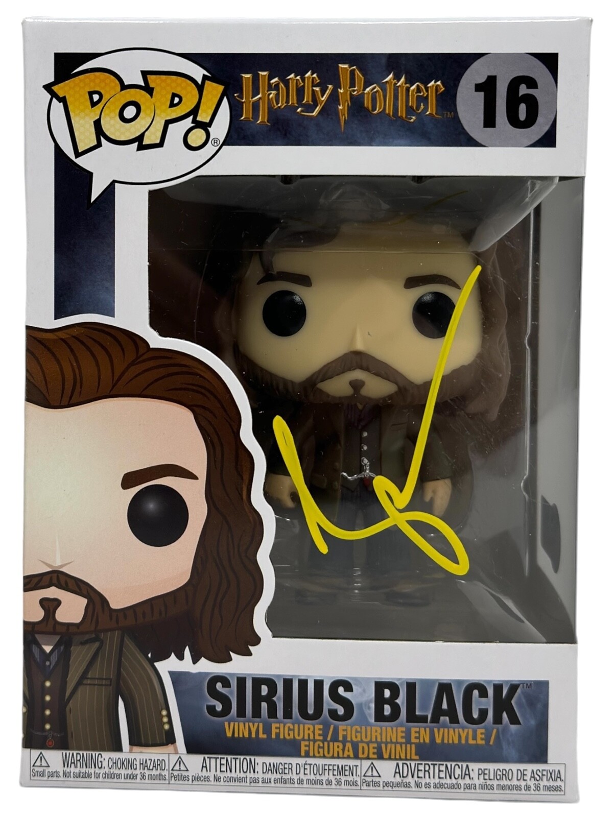 Gary Oldman Signed Autograph Funko Pop Harry Potter Sirius Black 16 Beckett COA