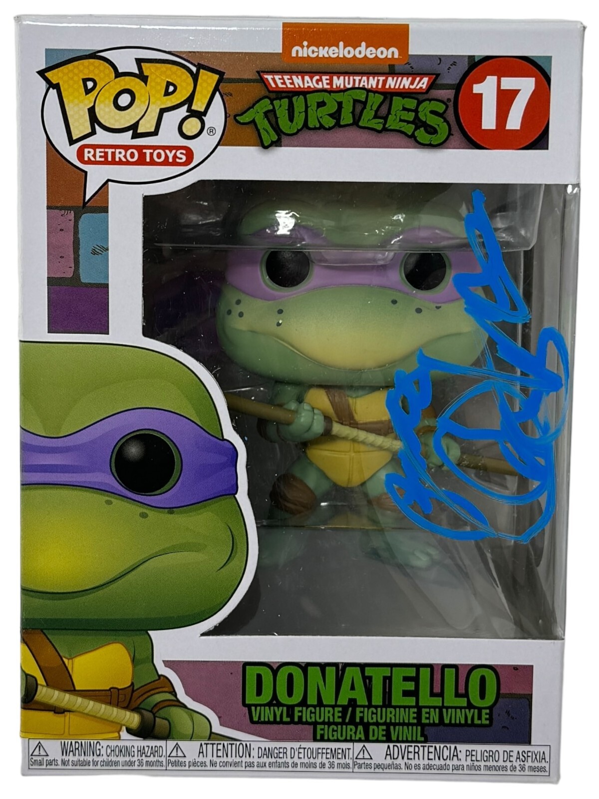 Corey Feldman Signed Autograph Ninja Turtles Donatello Funko Pop TMNT BAS COA