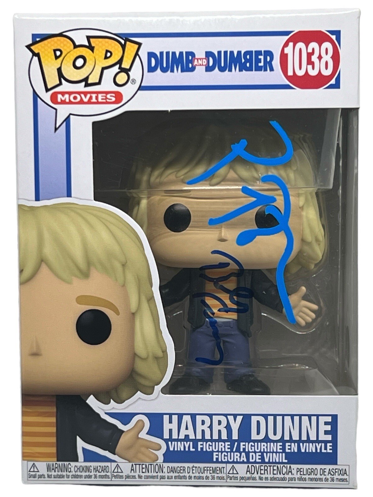 Peter & Bobby Farrelly Brothers Signed Dumb and Dumber Funko Pop Harry Dunne BAS