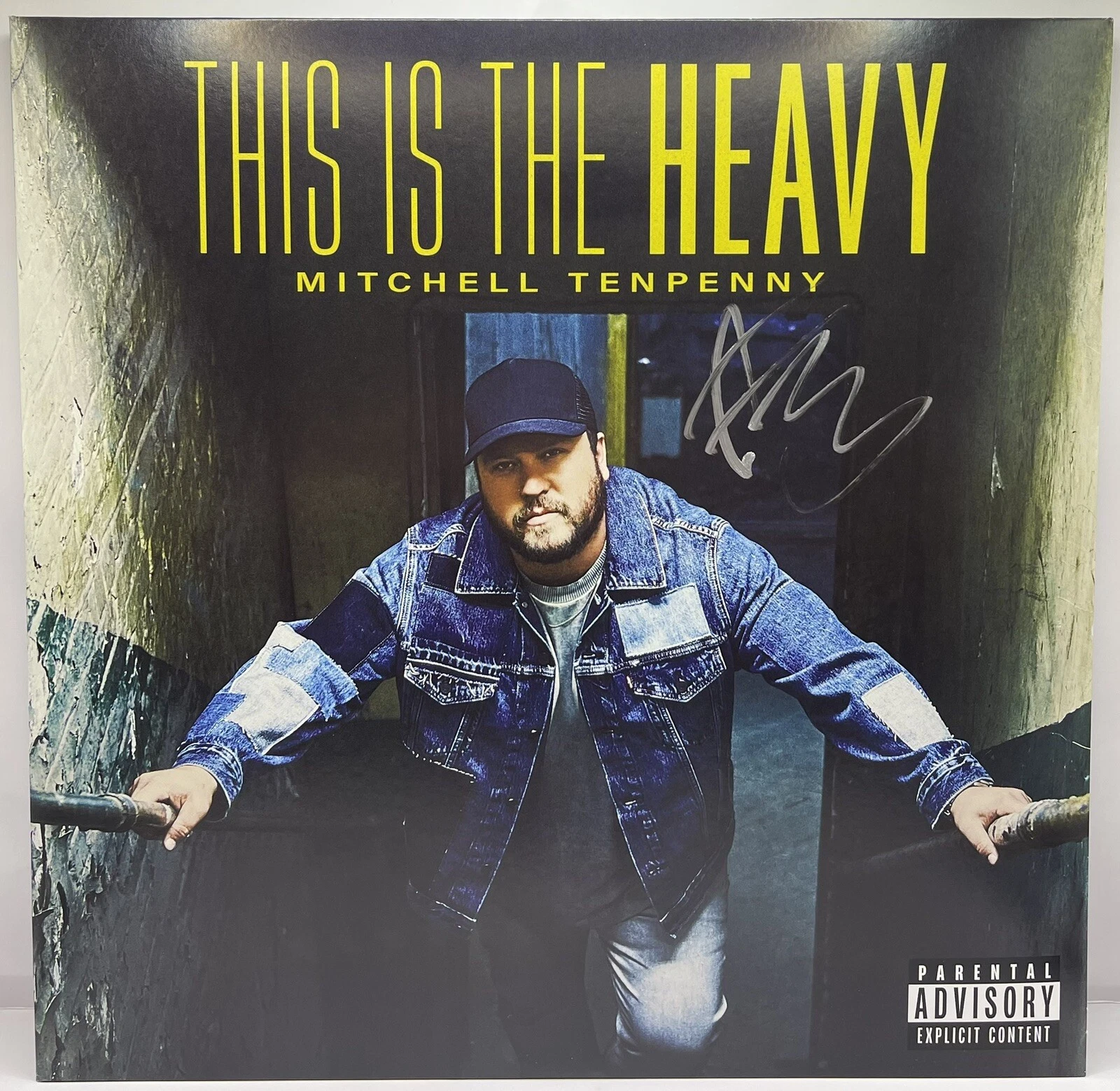 MITCHELL TENPENNY SIGNED AUTOGRAPHED THIS IS THE HEAVY VINYL JSA COA ALBUM