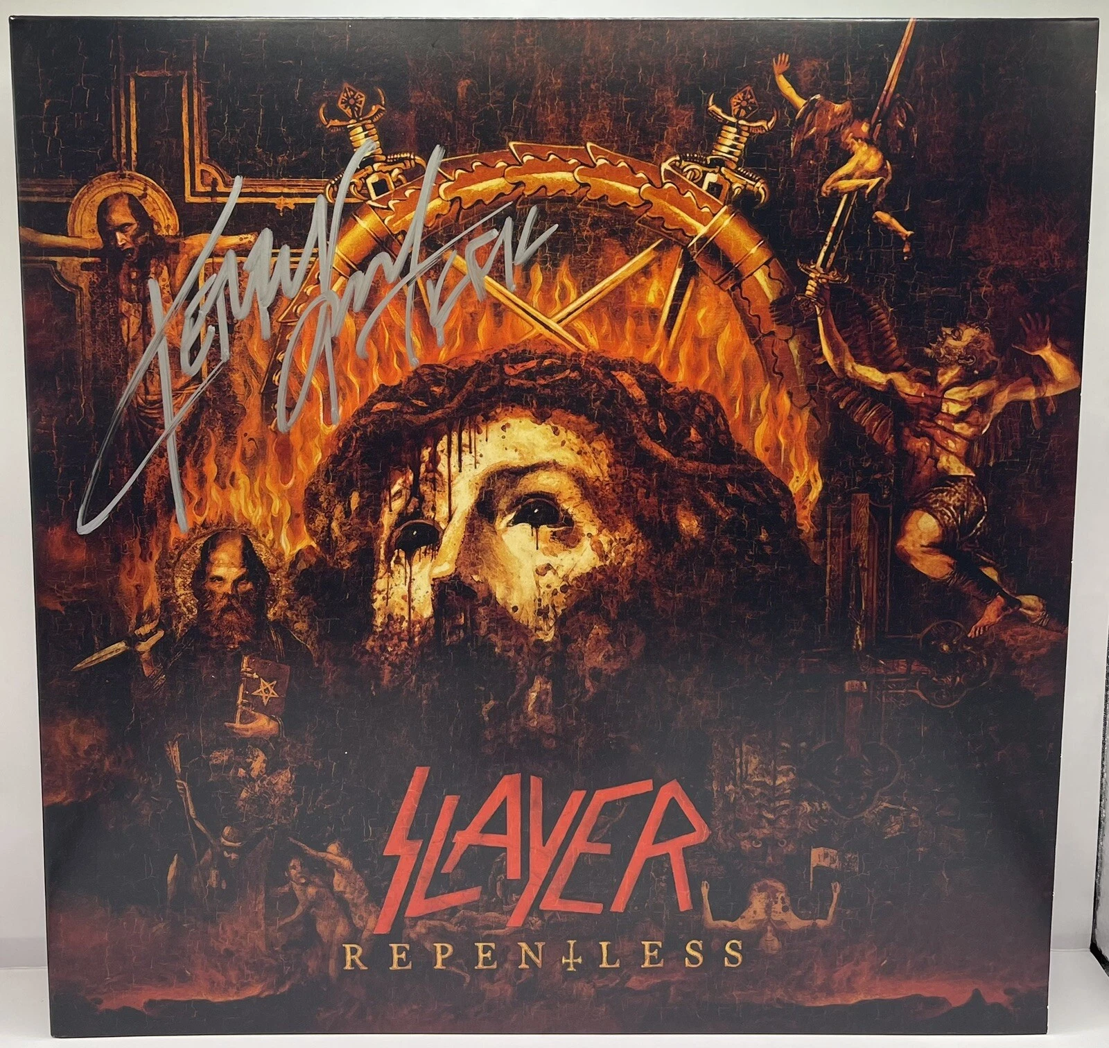 KERRY KING signed Autographed vinyl album SLAYER REPENTLESS JSA COA